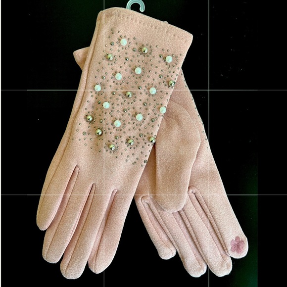 Pearl detailed gloves - Picture 1 of 2